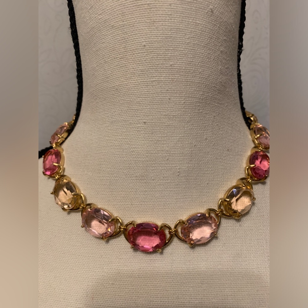 Pink Glam Women’s Necklace and Bracelet Set